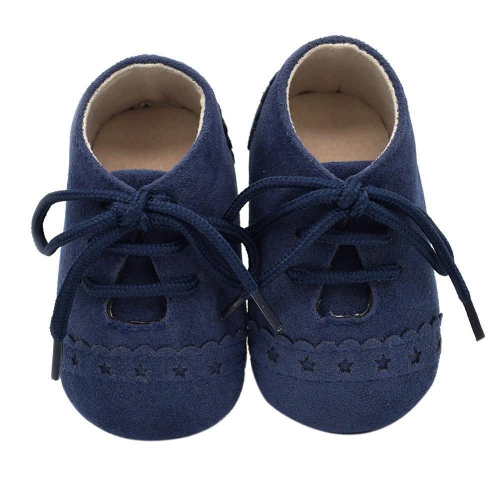 Newborn Baby Shoes Girls Boys Soft Warm Leather Prewalker Anti-slip Shoes Canvas Sports Sneakers Footwear Shoes - Fierce and Chic