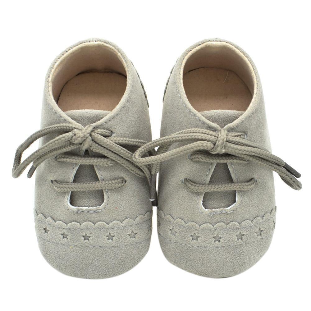 Newborn Baby Shoes Girls Boys Soft Warm Leather Prewalker Anti-slip Shoes Canvas Sports Sneakers Footwear Shoes - Fierce and Chic