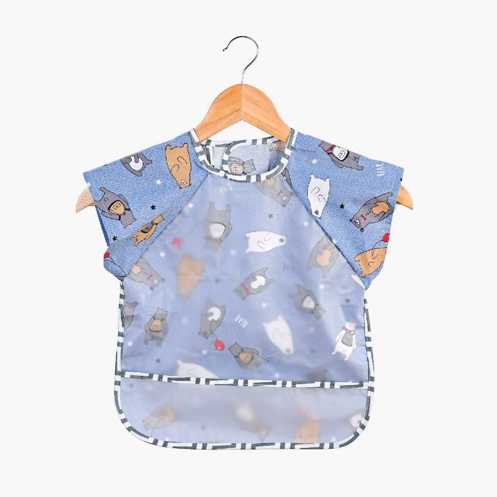 Baby Bibs Cotton Cartoon Children Accessories Short Sleeve Eco Friendly Waterproof Washable Clothing Bib for Kids - Fierce and Chic