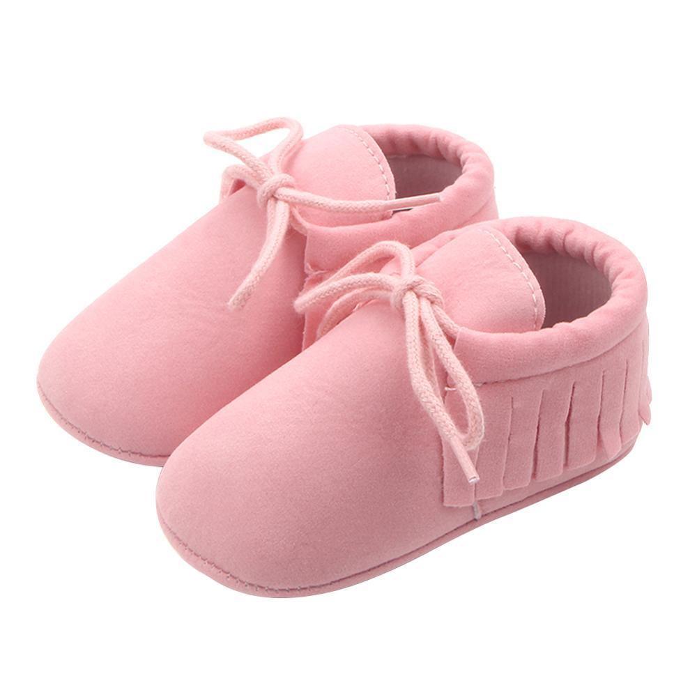 Newborn Baby Shoes Girls Boys Soft Warm Leather Prewalker Anti-slip Shoes Canvas Sports Sneakers Footwear Shoes - Fierce and Chic