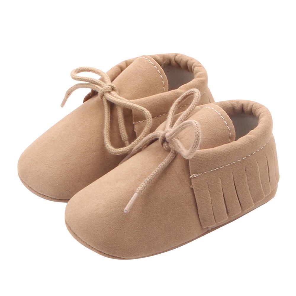 Newborn Baby Shoes Girls Boys Soft Warm Leather Prewalker Anti-slip Shoes Canvas Sports Sneakers Footwear Shoes - Fierce and Chic