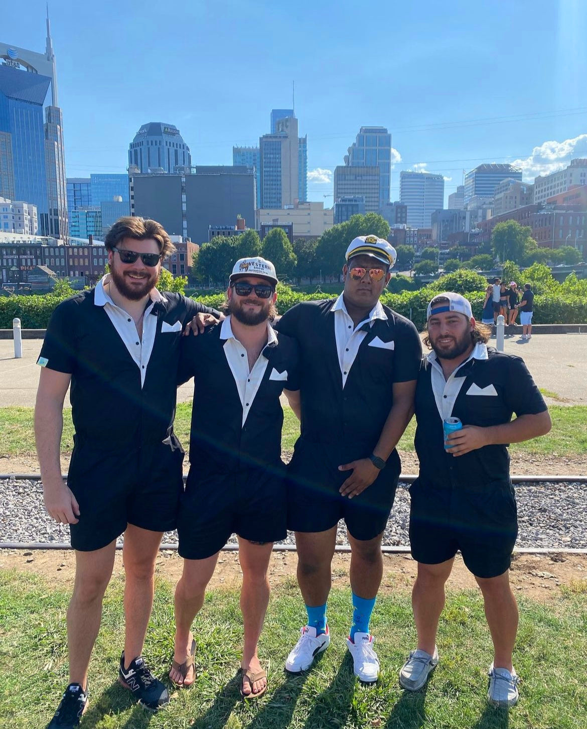 Male Romper - Tuxedo - Fierce and Chic