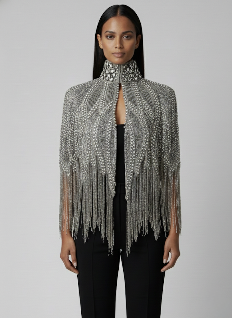 Argenté Cascade Cape - Fierce and Chic