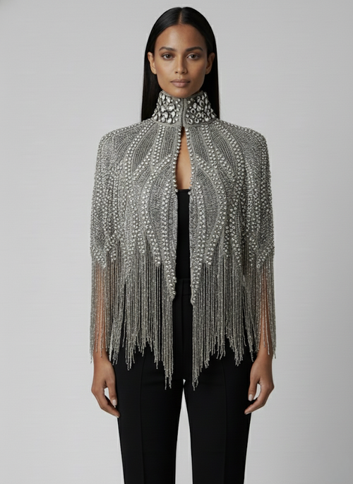 Argenté Cascade Cape - Fierce and Chic