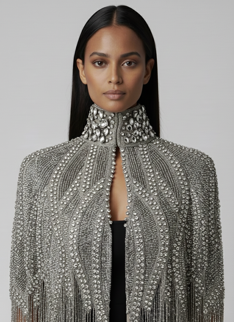 Argenté Cascade Cape - Fierce and Chic