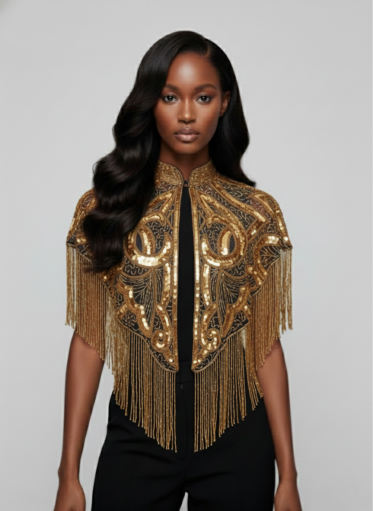 Aurum Empress Cape - Fierce and Chic