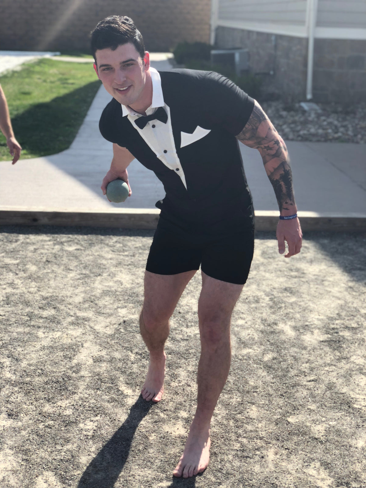 Male Romper - Tuxedo - Fierce and Chic