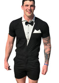 Male Romper - Tuxedo - Fierce and Chic