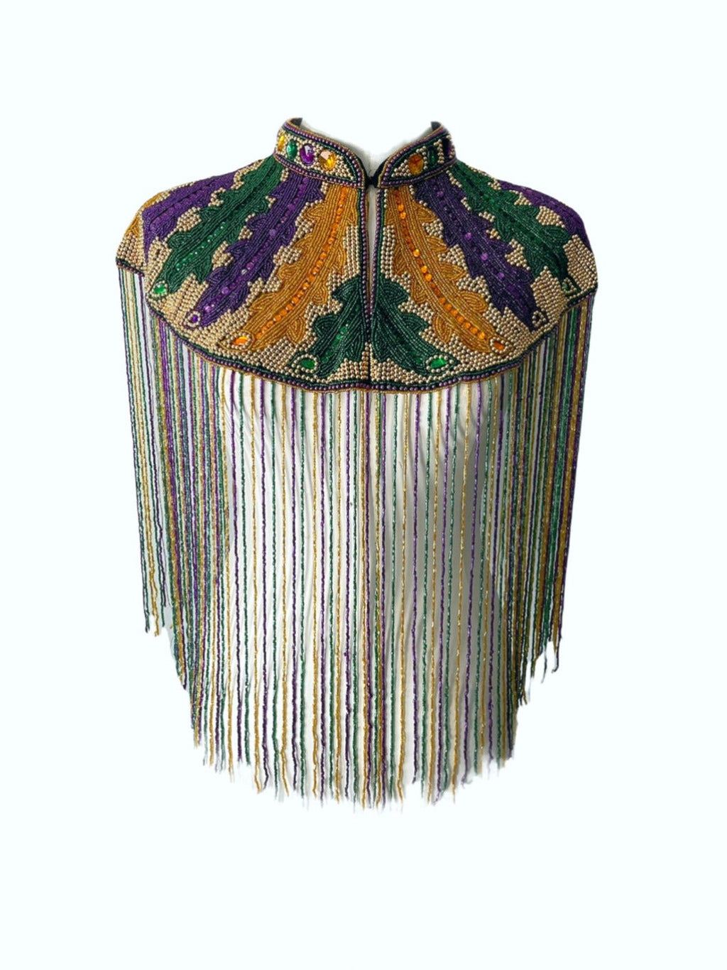Big Chief Plume Cape - Fierce and Chic