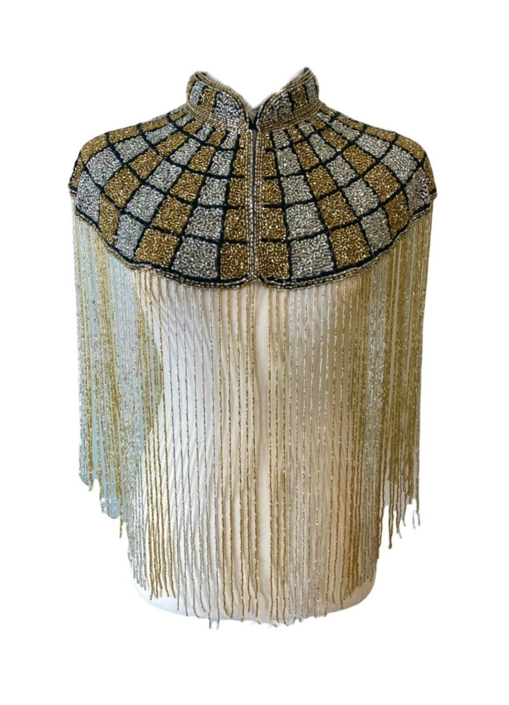 The Gilded Mosaic Cape - Fierce and Chic