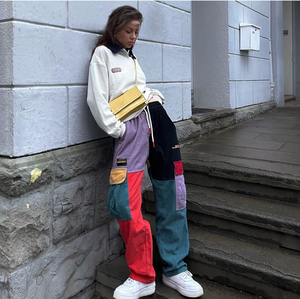 NP2 Urban Patchwork Cargo Pants - Fierce and Chic