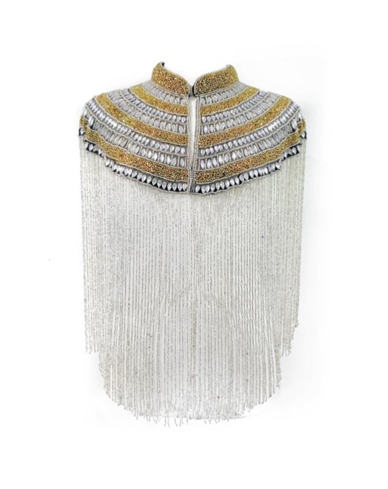 Metallic Horizon Cape - Fierce and Chic