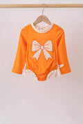Orange Bow Rashguard - Fierce and Chic