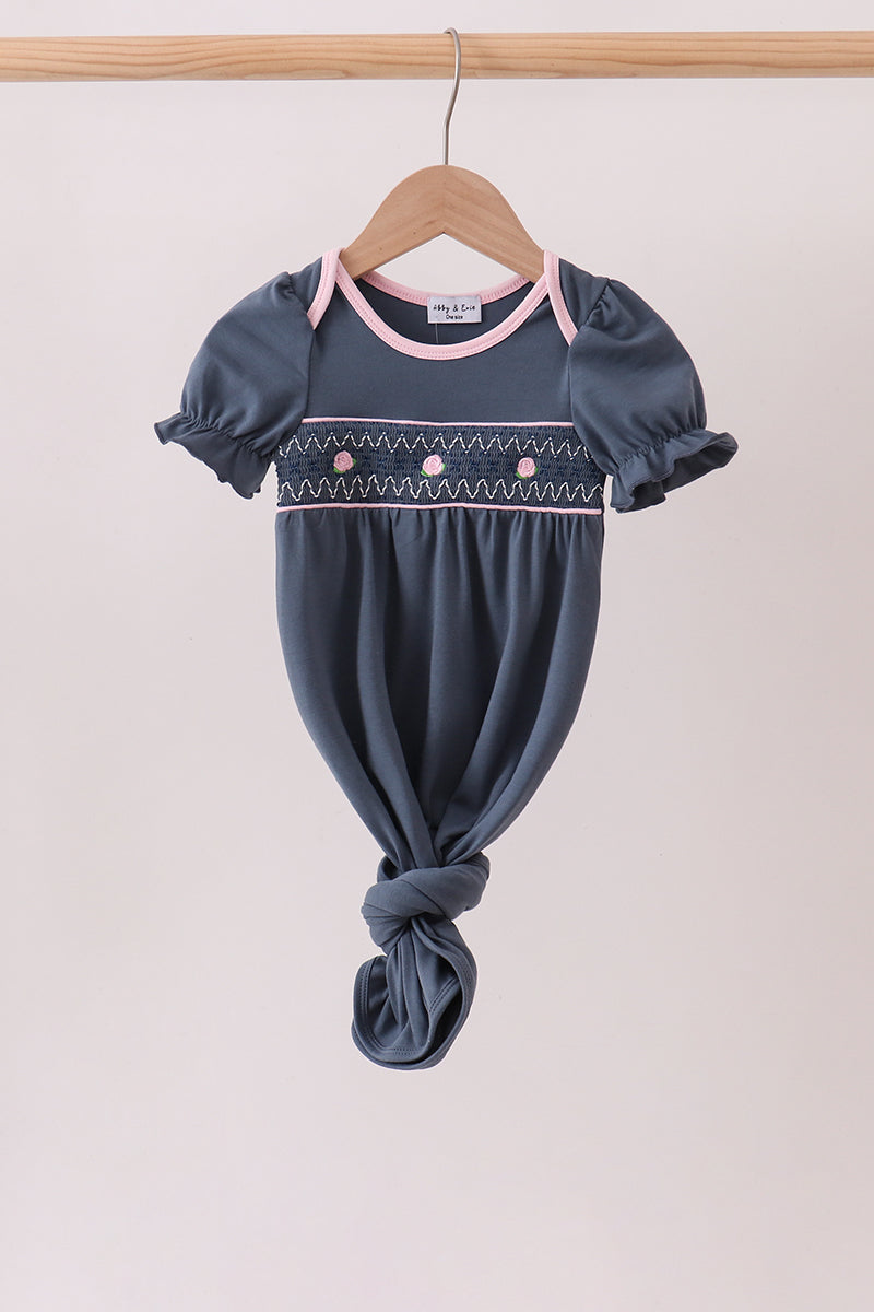 Garden Rose Smocked Gown - Fierce and Chic