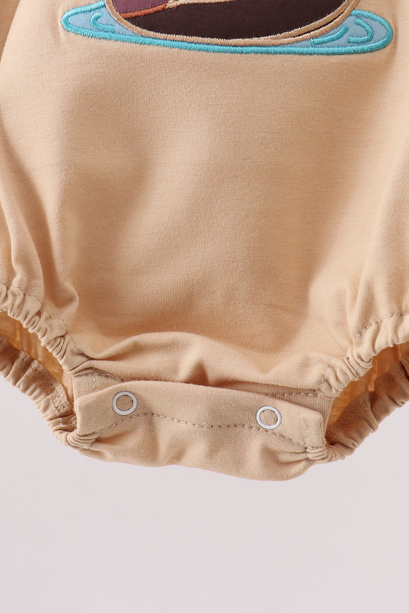 Camouflage duck applique bubble - Fierce and Chic