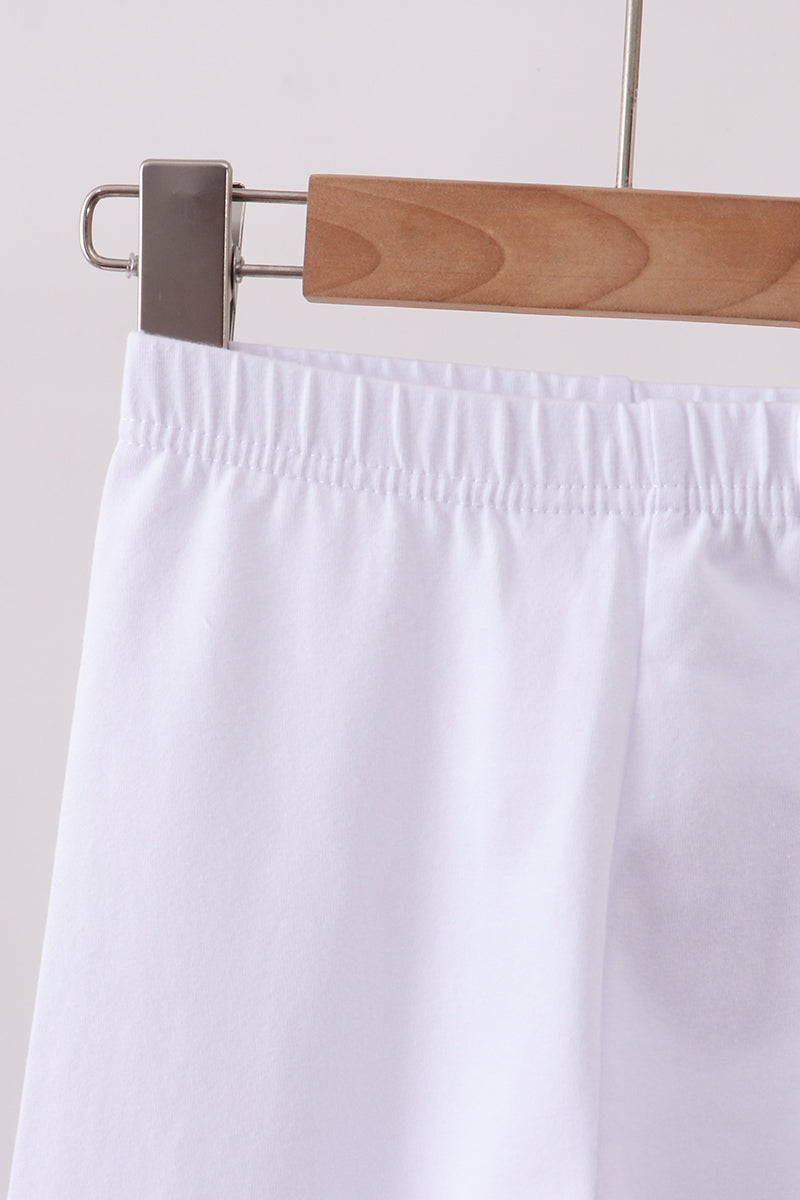 White ruffle pants - Fierce and Chic
