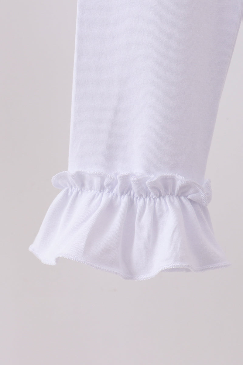 White ruffle pants - Fierce and Chic