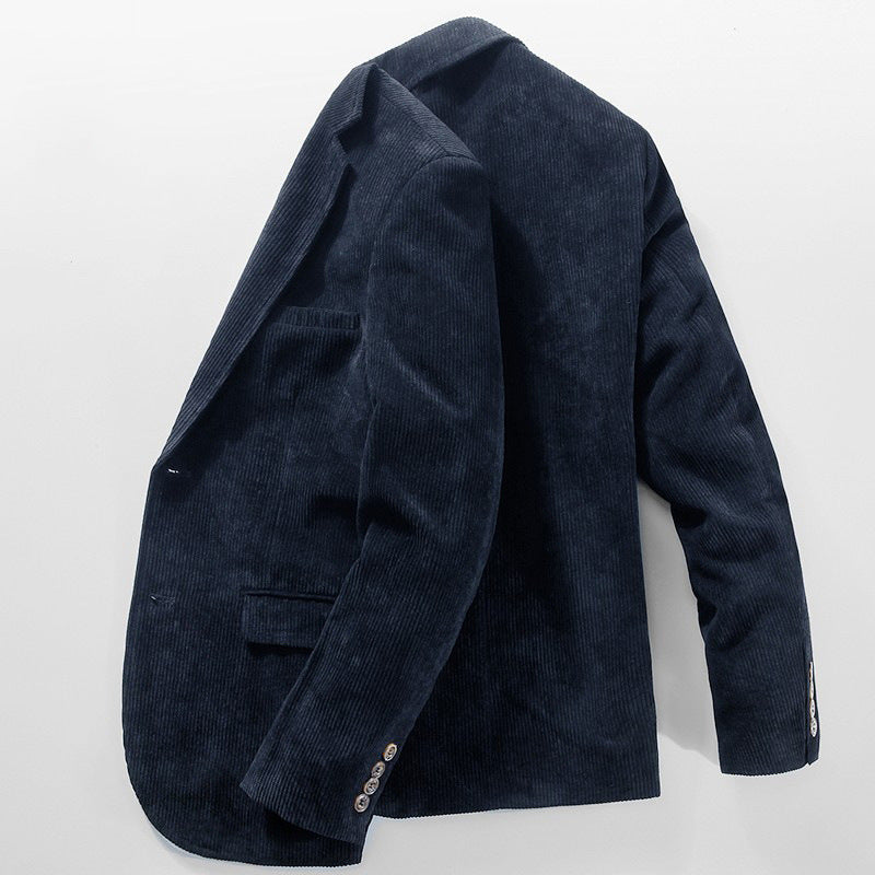 Corduroy Suit Jacket Business Casual Men - Fierce and Chic