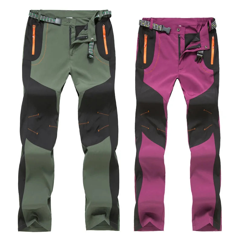Women Spring Summer Hiking Thin Stretch Pants Sport Outdoor Fishing Climbing Trekking Camping Trousers Quick Dry Female Pants - Fierce and Chic