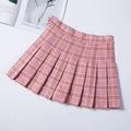 Women's Skirt Without Shorts Fashion Korean Style Ropa Black Harajuku Plaid Falda Short De Mujer Mini Pleated Skirts For Girls - Fierce and Chic