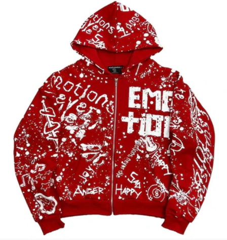 ME 'GRAFFITI' HOODIE - Fierce and Chic
