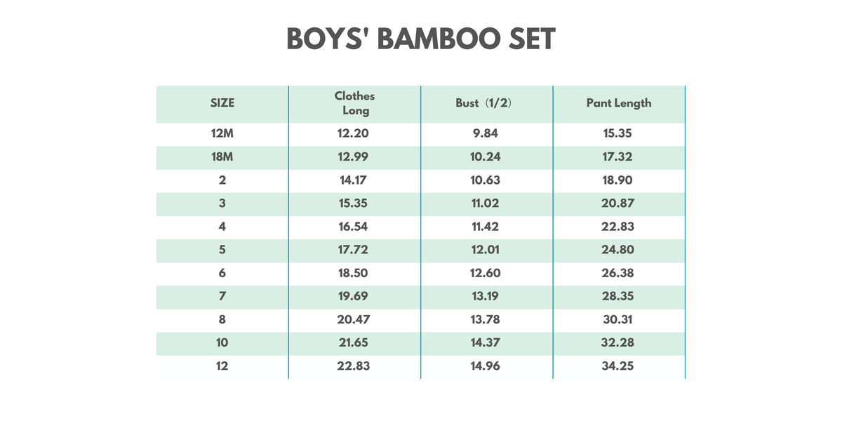 Blue character 2pc bamboo pajama set - Fierce and Chic