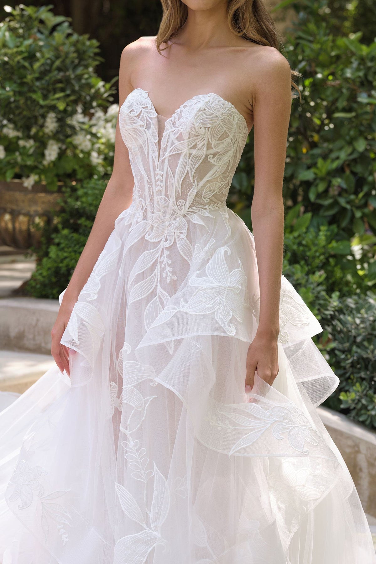 Andrea & Leo WL059 Strapless A-Line Wedding Ball Gown - Fierce and Chic