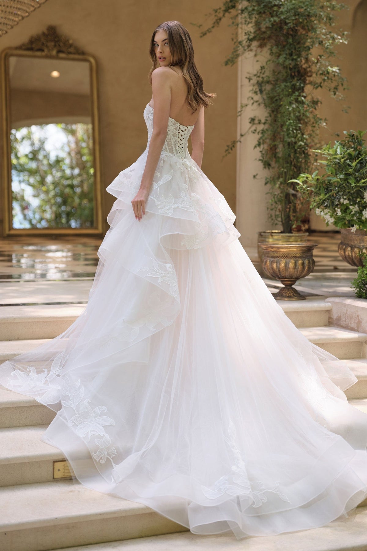 Andrea & Leo WL059 Strapless A-Line Wedding Ball Gown - Fierce and Chic