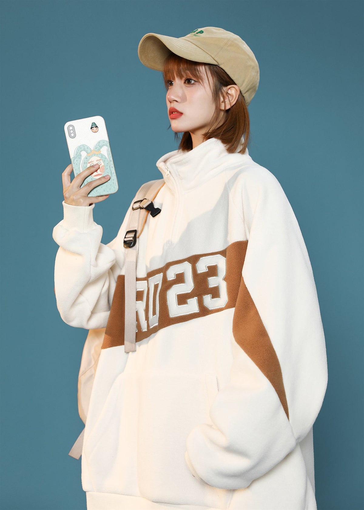 Women's RD23 Quarter Zip Up Sweatshirt - Fierce and Chic