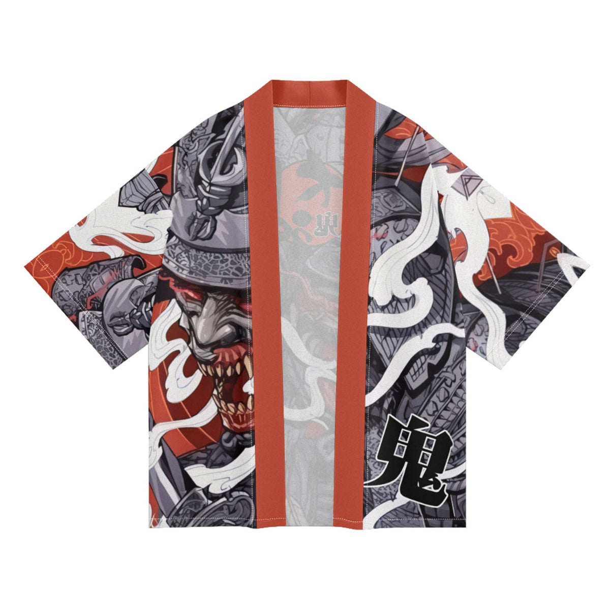 K19 Red Samurai Kimono - Fierce and Chic