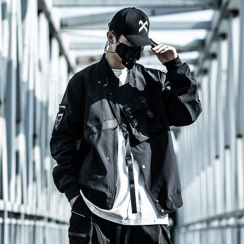 DuskJ6 Scar Slash Bomber Jacket - Fierce and Chic