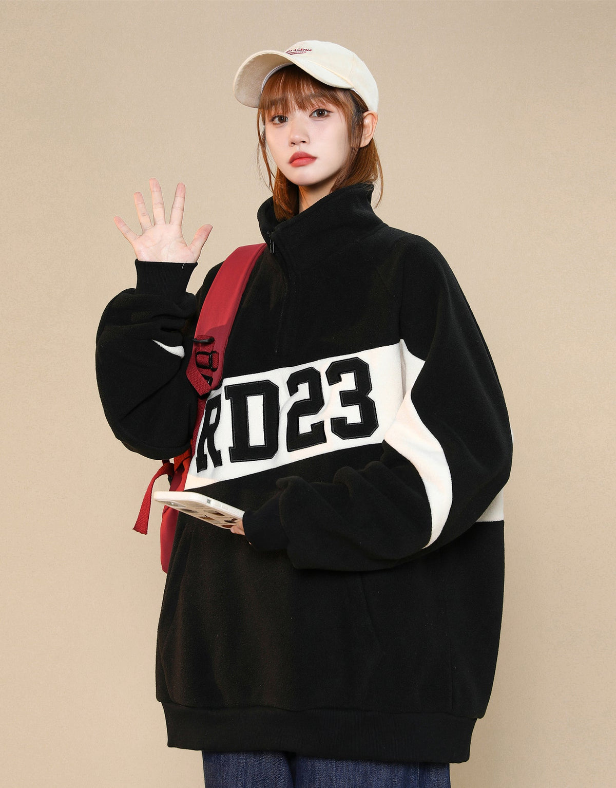 Women's RD23 Quarter Zip Up Sweatshirt - Fierce and Chic