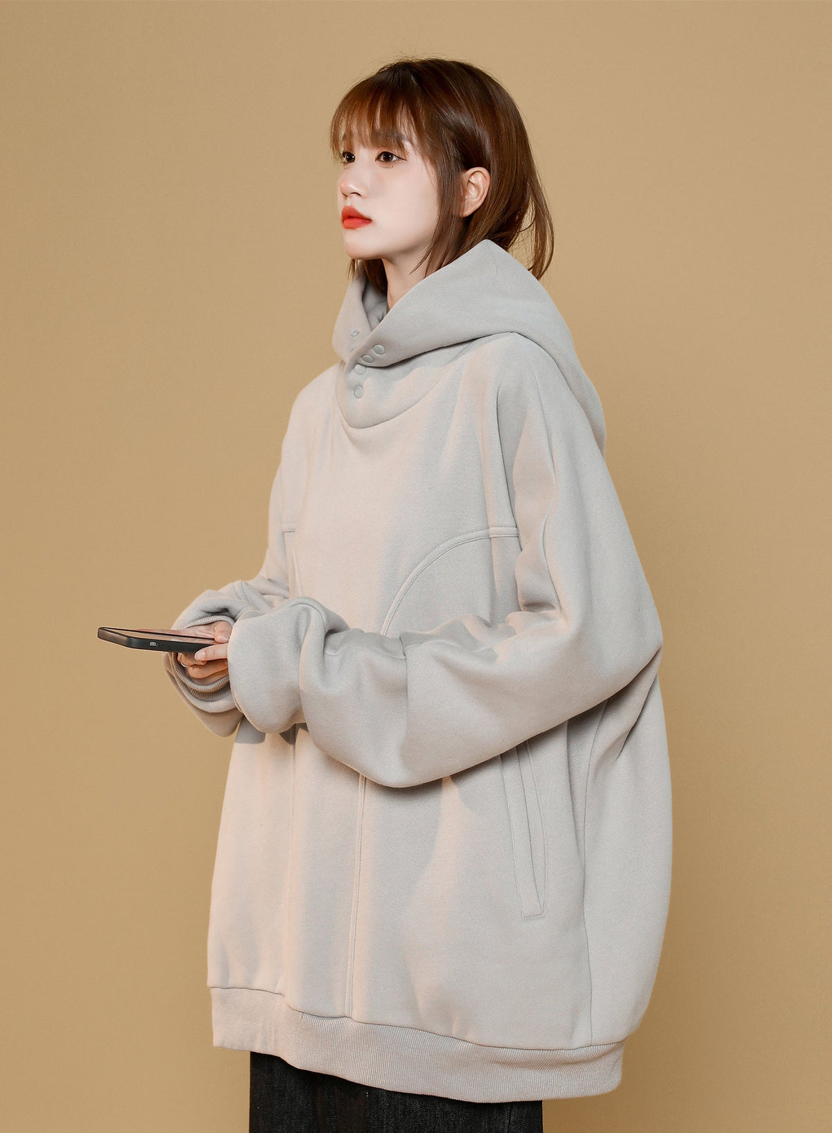 Women's Casual Hidden Hoodie - Fierce and Chic