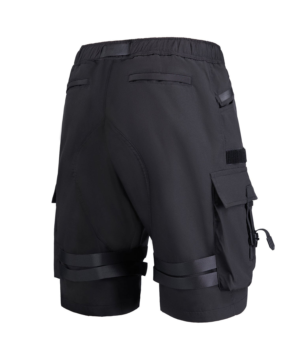 IBS429 Paratrooper Matte Black Shorts - Fierce and Chic