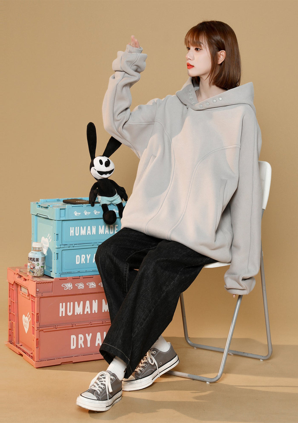 Women's Casual Hidden Hoodie - Fierce and Chic