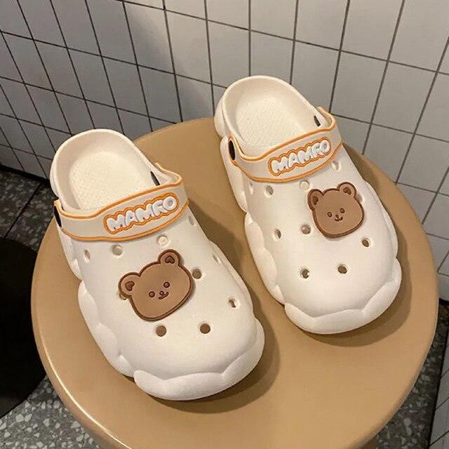 Flat Slippers For Women Summer Slipper Cute Sandals Casual Shoes Hollow Out Mesh Sandal Clogs Sandals Quick Drying Slippers Walking Lightweight Rain Beach Summer Pool Water Shoes Breathable Footwear - Fierce and Chic