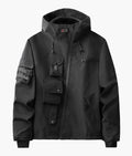 IBJ514 Black Techwear Functional Jacket - Fierce and Chic