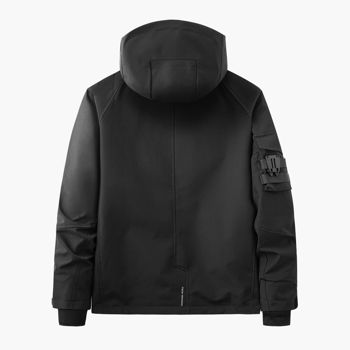 IBJ514 Black Techwear Functional Jacket - Fierce and Chic