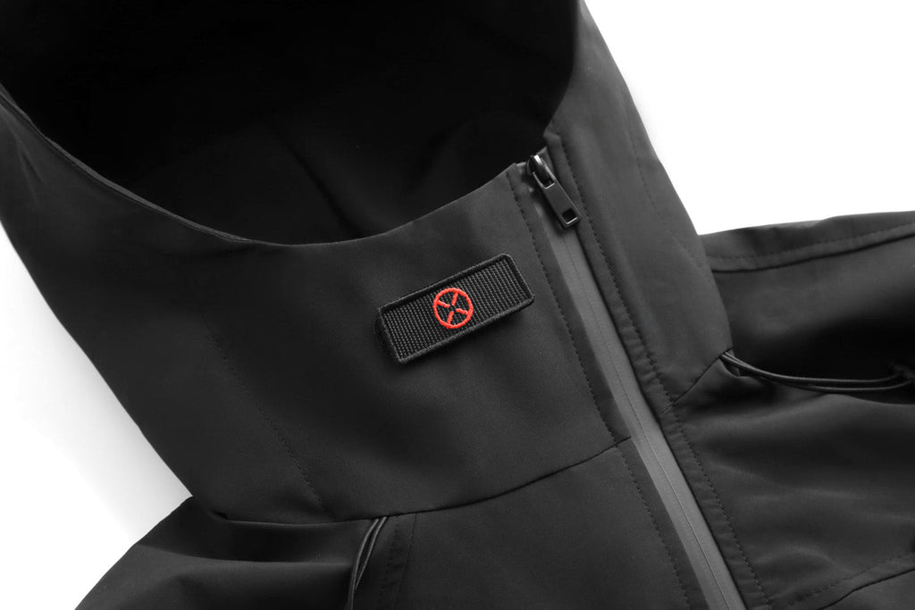 IBJ514 Black Techwear Functional Jacket - Fierce and Chic