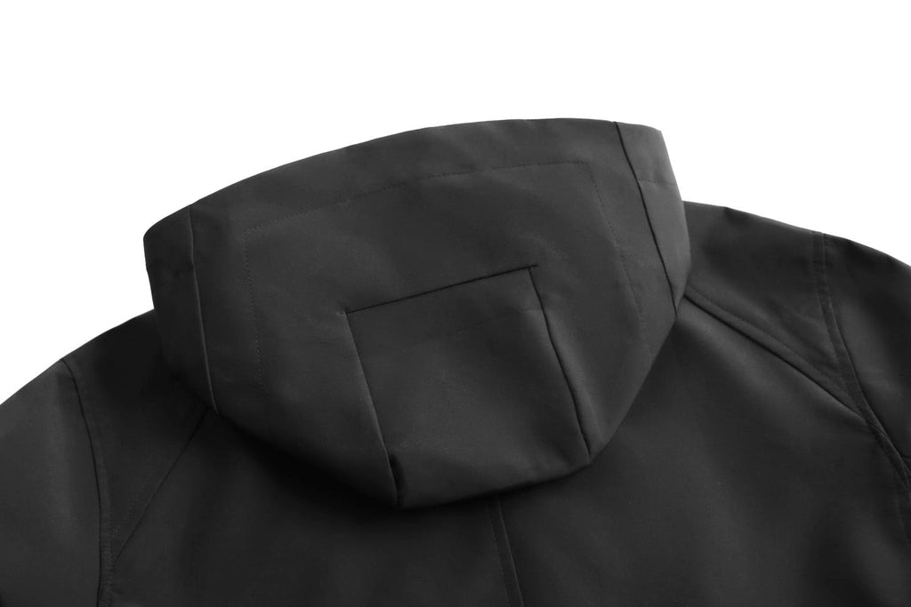 IBJ514 Black Techwear Functional Jacket - Fierce and Chic