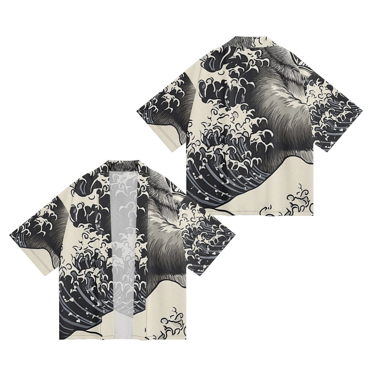 K25 Raging Sea Kimono - Fierce and Chic