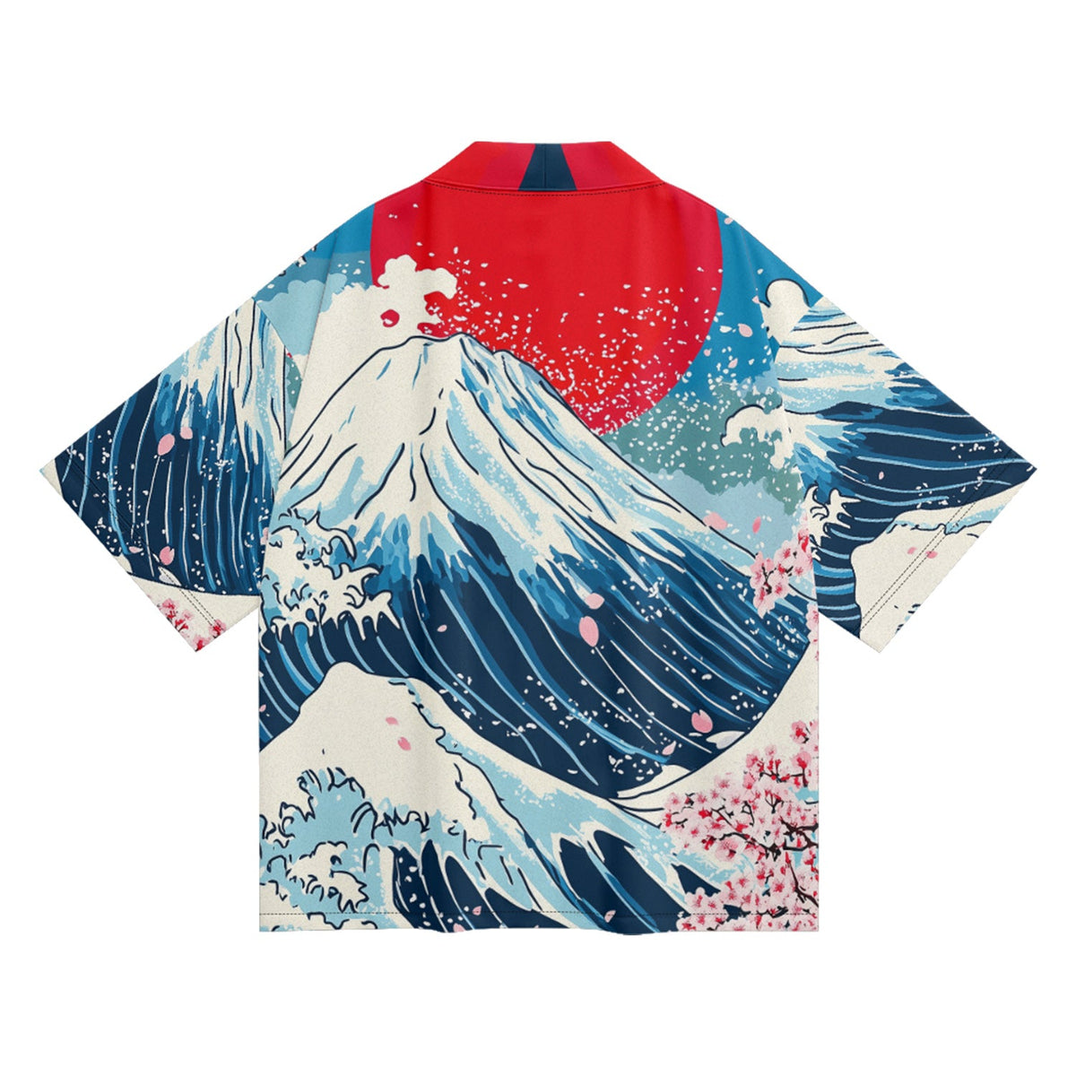 K28 Fuji Waves Kimono - Fierce and Chic