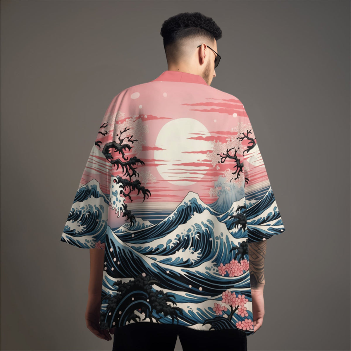 K30 Sunset Sea Kimono - Fierce and Chic