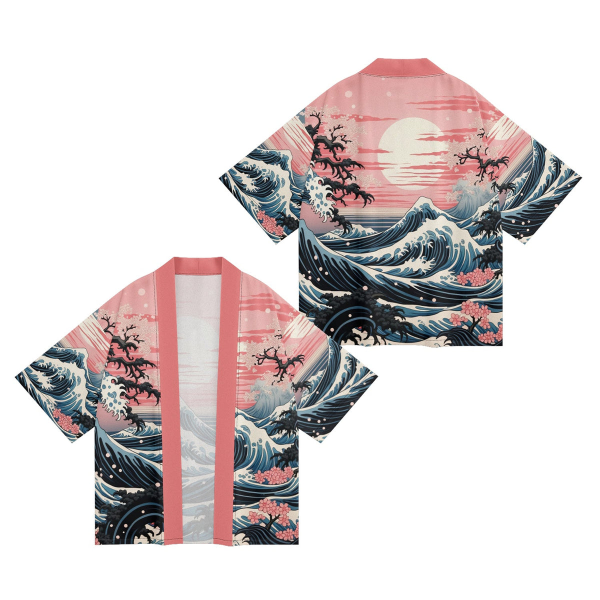K30 Sunset Sea Kimono - Fierce and Chic