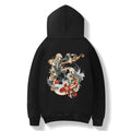 KH9008 Yin Yang Koi Embroidery Hoodie - Fierce and Chic