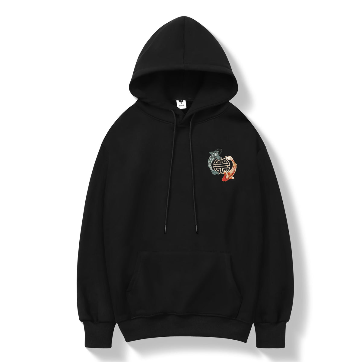 KH9008 Yin Yang Koi Embroidery Hoodie - Fierce and Chic