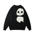 MAR1081 Furry Panda Crewneck - Fierce and Chic