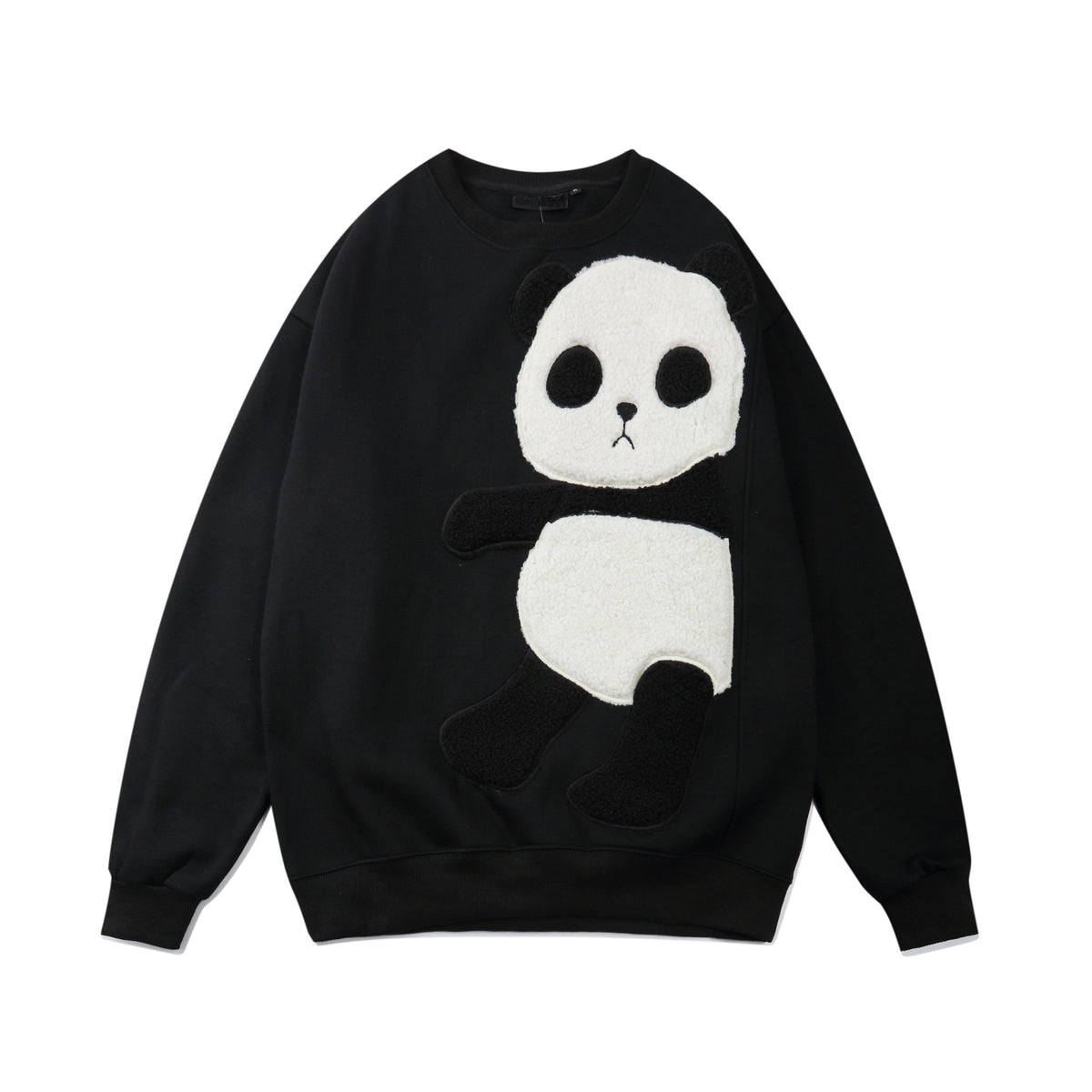 MAR1081 Furry Panda Crewneck - Fierce and Chic