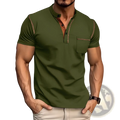 Men's Slim Fit Short Sleeve Henley and Polo Shirts