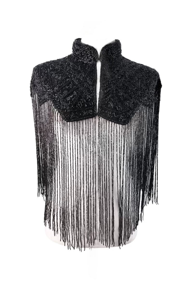 Noir Line Cape - Fierce and Chic